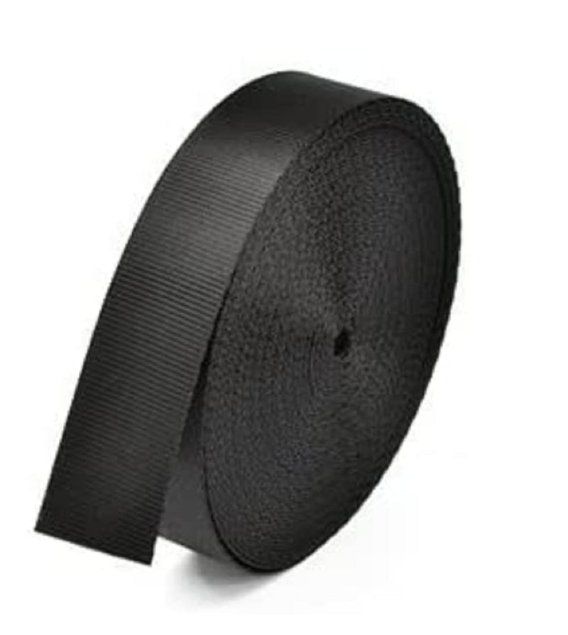 LIUSM 10 Yard Nylon Webbing Strap,Black Durable Flat Straps for Outdoor/DIY Repair - BeesActive Australia
