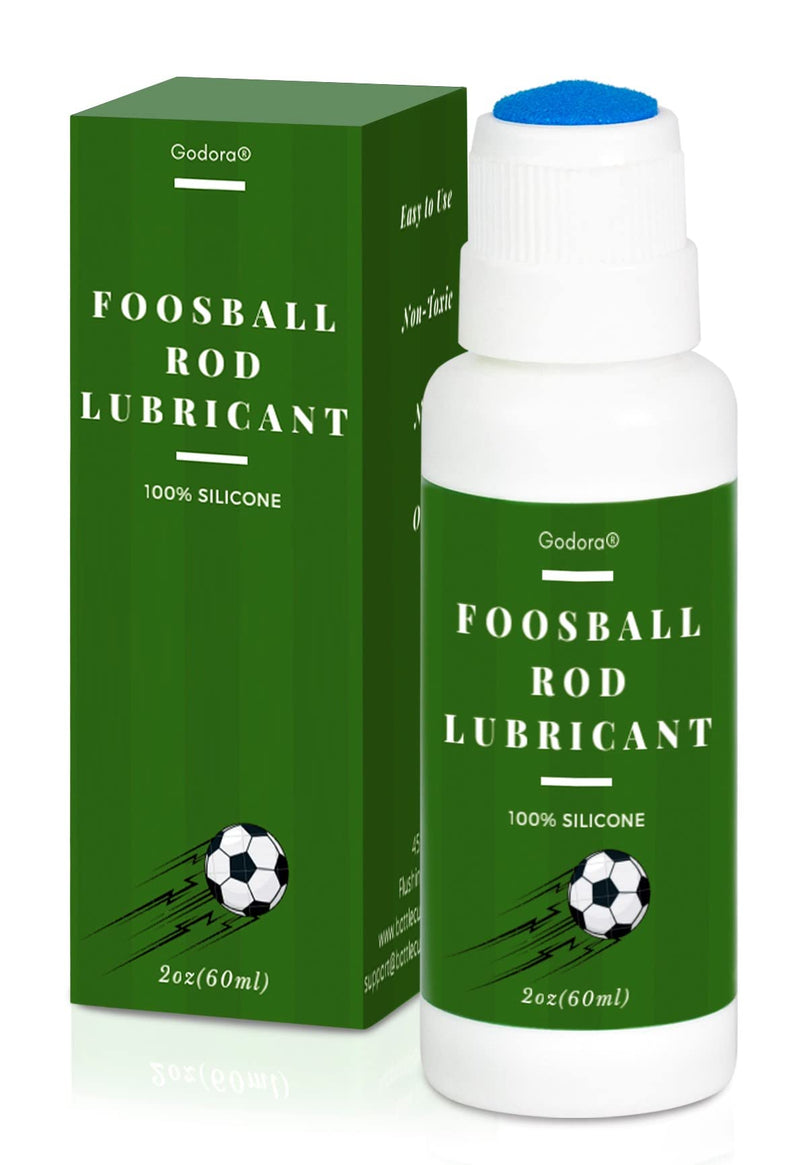 2oz Foosball Rod Lubricant with Dauber Top Applicator, 100% Pure Silicone Oil for Foosball Accessories, Long Lasting Foosball Lubrication for Foosball Table Rods, No Mess & Easy to Use - BeesActive Australia