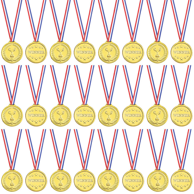 Pllieay 2 Inch Winner Medals Gold Award Medals Gold Prizes for Sports, Competitions, Party Favors and Awards 12 - BeesActive Australia