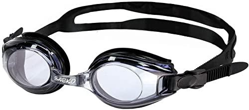 Sight Swimming Goggles Adult Black UV Tint by Sports World Vision -6.00 - BeesActive Australia
