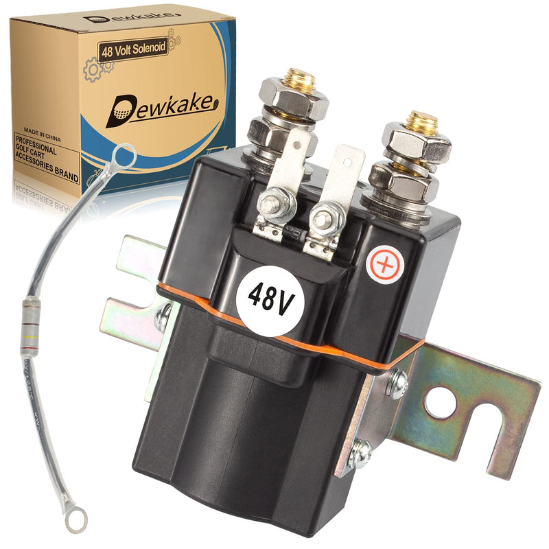 Dewkake Club Car 48V 4 Terminal Solenoid Coil, Fits 1995-UP DS and 2004-2008 Precedent Golf Carts, OEM# 101908701 102774701, 5722 Suit(Solenoid and Resistor Assembly) - BeesActive Australia