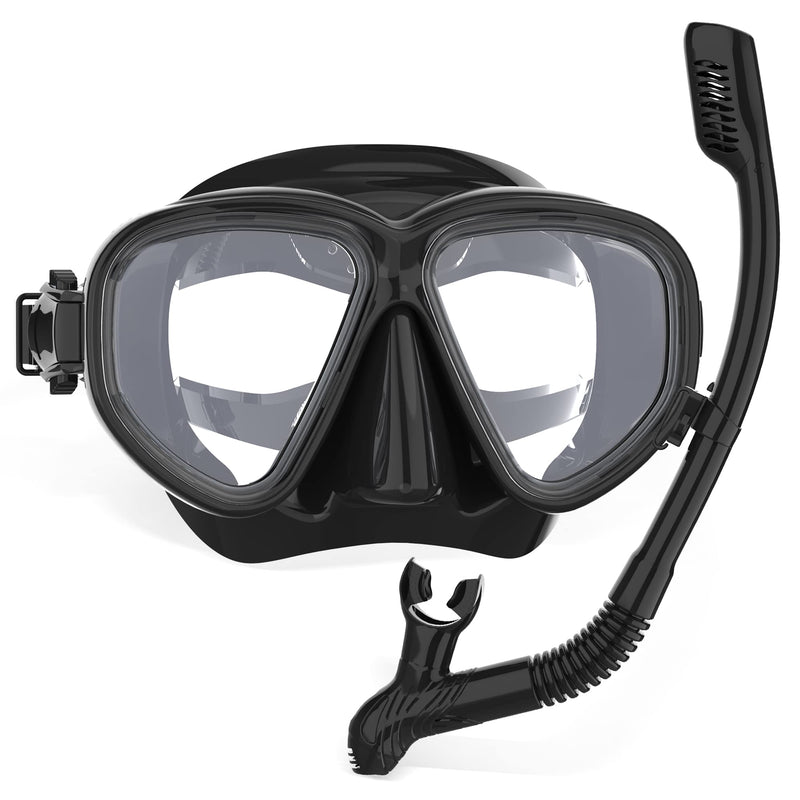 SwimStar Adult Snorkel Set for Women and Men, Ultimate Comfort Snorkeling Mask for Scuba Diving and Lap Swimming, Anti Fog No Leak Snorkel Combo Package, 100% Dry Top - BeesActive Australia