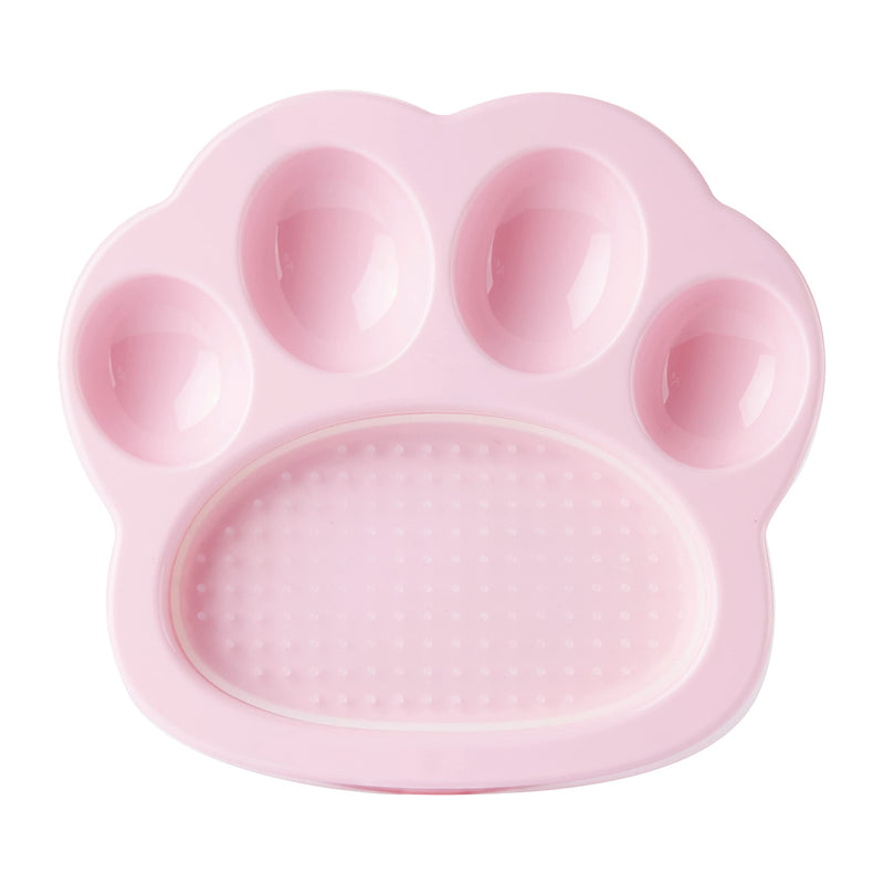PetDreamHouse PAW Slow Feeder Interactive Bowl Baby Pink Slow Feeder & Lick Pad Mini - BeesActive Australia
