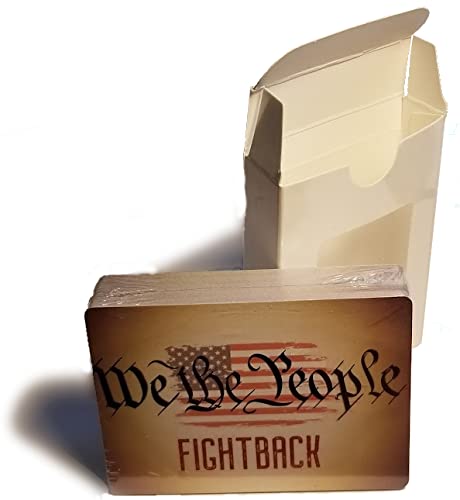 We The People Fight Back Playing Cards (Plain Version) - BeesActive Australia