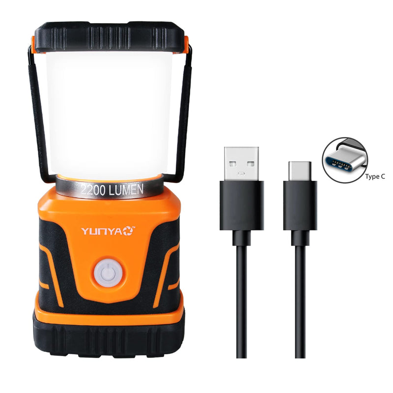 LED Camping Lantern Rechargeable,Camp Lanterns for Power Outages,4400mAh,4 Light Modes,Lanterns for Home Power Failure,IP44 Waterproof,USB Cable Included - BeesActive Australia