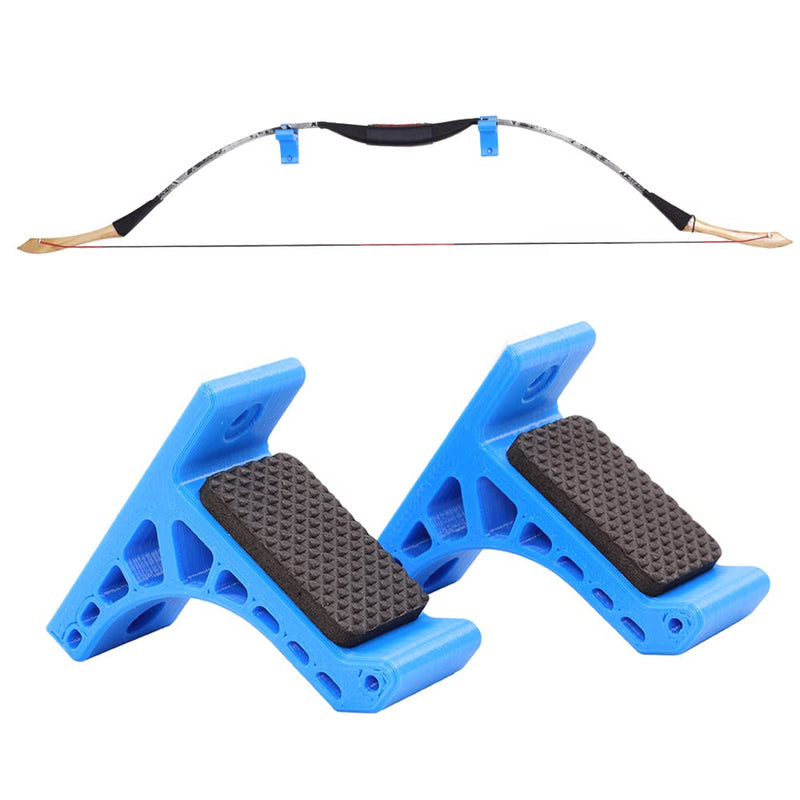 SOPOGER Archery Bow Wall Mount Storage Bow Rack Wall Hanger Display Universal Bow Holder Stand for Recurve Compound Bow Longbow Blue - BeesActive Australia