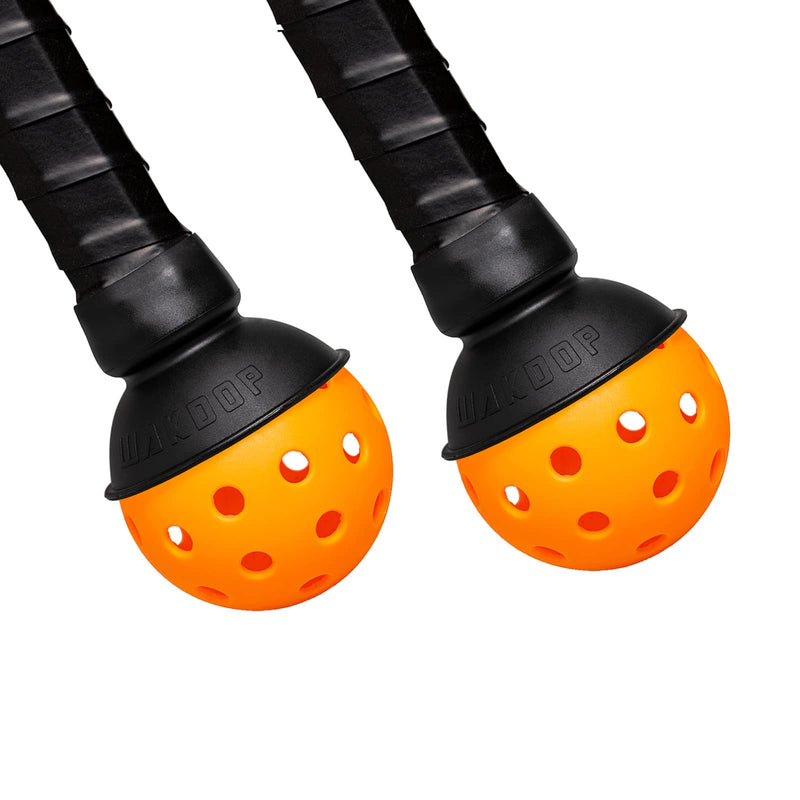 Silicone Pickleball Ball Retriever, Pickleball Paddle Accessory to Pick Up Pickleball Balls Without Bending Over, 2 Pack Black - BeesActive Australia