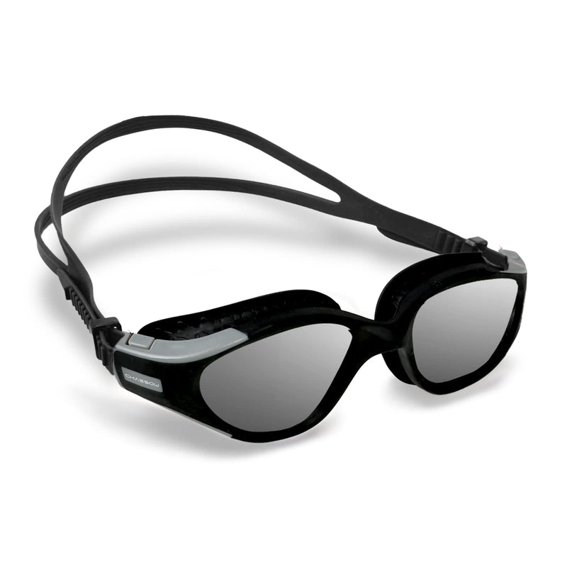Swim Goggles - UV Polarized Swimming Goggles for Men Women Adults, Wide View and Adjustable, Anti-fog and No Leaking Black - BeesActive Australia