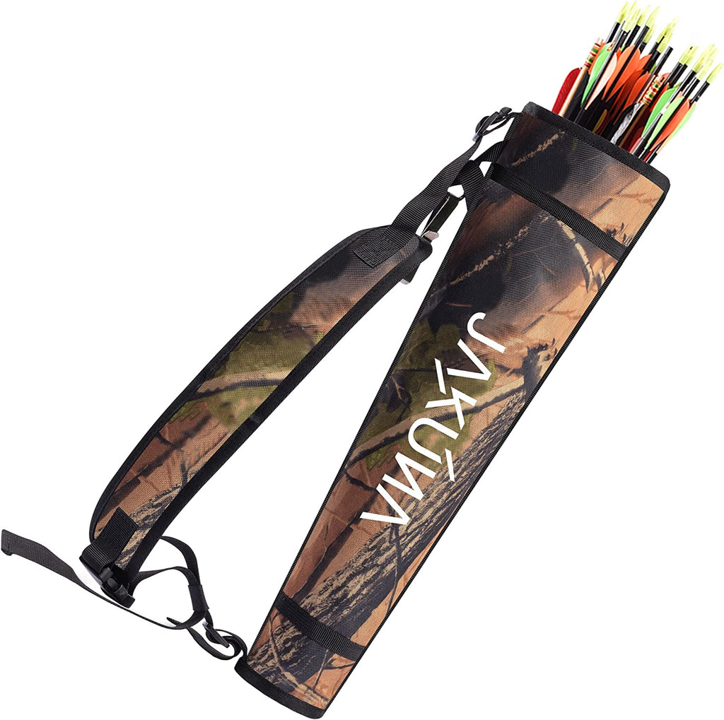 Adjustable Quivers for Arrows, Archery Back Arrow Quiver Holder, Dual Use Archery Quiver with a Padded Strap and Belt Clip for Field and Practice - BeesActive Australia