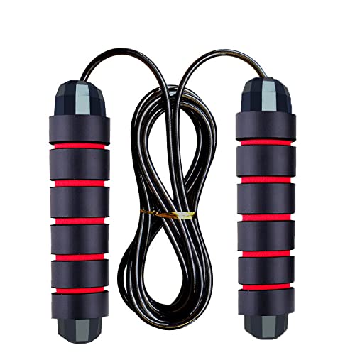 Jump Rope, Skipping Rope with Lightweight Foam Handle and Length Adjustable Steel Rope for Everyone's Aerobics - BeesActive Australia