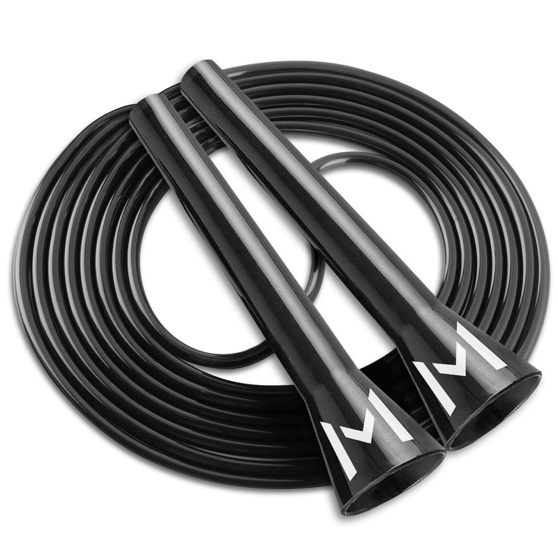 Motivated Mindset Jump Rope for Exercise, Speed and Endurance Training - 5.5” Handles - Skipping Rope for Kids & Adults Aerobic Training at Home or Outdoors - Travel Bag Included - BeesActive Australia