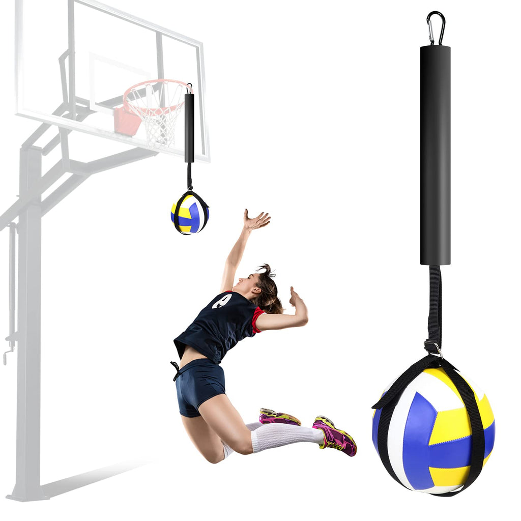 Kweiugfi Volleyball Spike Trainer Volleyball Setter Training Equipment Ball Return for Basketball Hoop Improves Jumping, Serving, Spiking Power and Wicked-Fast Arm Speed - BeesActive Australia