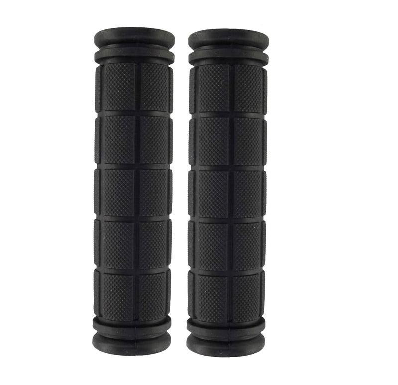 Beakuoo Bike Handlebar Grips for Kids Girls Boys, Non-Slip Rubber Mushroom Bicycle Grips for Scooter Cruiser Seadoo Tricycle Wheel Chair Mountain Road Urban Foldable Bike MTB BMX Black 1 Pair - BeesActive Australia