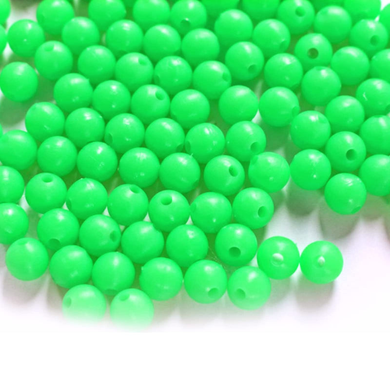 Fishing Beads 8mm Glow in The Dark Beads 100 pcs Catfish rig Brads Super Bait Cut Plug Fishing Accessories Saltwater - BeesActive Australia