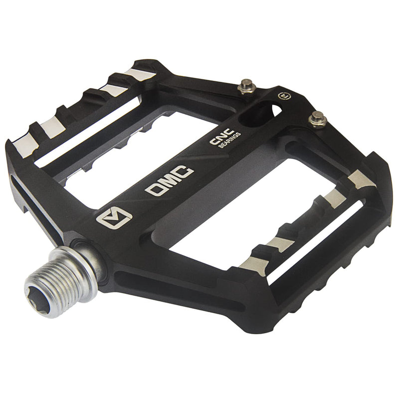 OMC MTB Lightweight Aluminum Alloy Pedals Mountain Bike Pedals 3 Bearing Non-Slip Bicycle Platform Pedals for BMX MTB 9/16" Black - BeesActive Australia