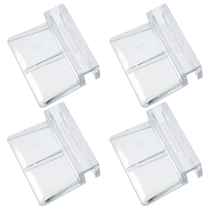 MEETOOT 4pcs Fish Tank Bracket 5mm Acrylic Fish Tank Support Tools Clear Aquarium Fish Tank Glass Cover Clip Support Holder - BeesActive Australia