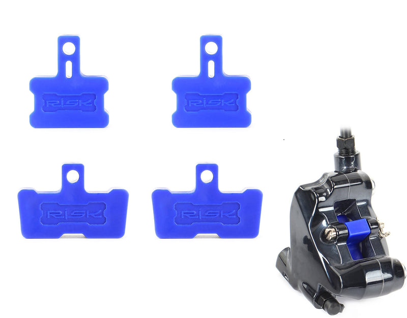 COONIUM Hydraulic Disc Brake Bleed Blocks Compatible with Shimano, AVID SRAM and More, Pack of Assorted 4 pcs (2 PCS for 2-Piston Caliper and 2 PCS for 4-Piston Caliper) - BeesActive Australia