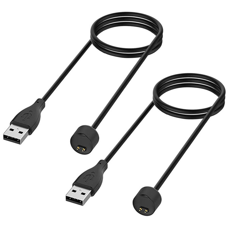 Kissmart Charger Compatible with Amazfit Band 5, Xiaomi Mi Band 6/5, Replacement USB Magnetic Charging Cable Cord Accessories for Mi Band 6/5, Amazfit Band 5 Fitness Tracker [2Pack - 1.6ft/50cm] - BeesActive Australia