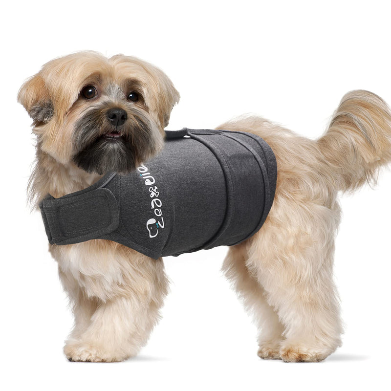 Zeaxuie Baby-Use-Grade Dog Anxiety Vest, Breathable Dog Jacket Wrap for Thunderstorm, Travel, Fireworks, Vet Visits- Calming Coat for Small, Medium & Large Dogs Golden - BeesActive Australia