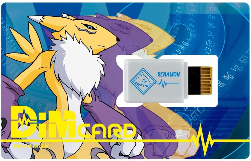 BANDAI NAMCO Entertainment Dim Card EX2 Digimon Tamers Renamon Dimcard - BeesActive Australia