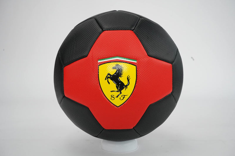 DAKOTT Ferrari Special Edition No. 5 Soccer Ball Designed to Hold Pressure Soccer Ball Durable & Premium Overpowered Soccer Ball | Made for Adults & Youths Red_Black - BeesActive Australia