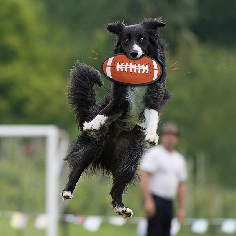 Purrrfect Life Dog Flying Disc with Big Squeaker Stuffing, Floats on Water Football - BeesActive Australia