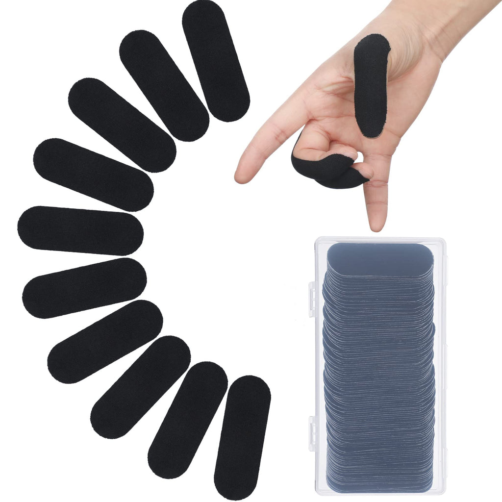 Civaner 120 Pieces Bowling Tape Bowling Thumb Tape Bowlers Tape with Portable Box Flex Bowling Finger Tape Elastic Bowling Thumb Protector Protective Performance Tape for Bowlers Exercise Sport Black - BeesActive Australia