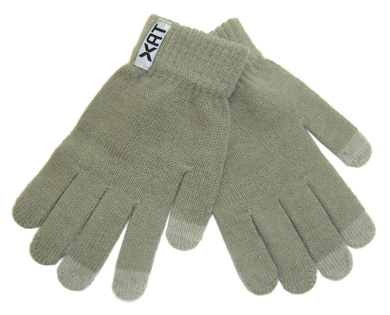 XAT Touchscreen Smartphone Friendly Winter Soft Knitted Gloves for Men & Women Beige - BeesActive Australia