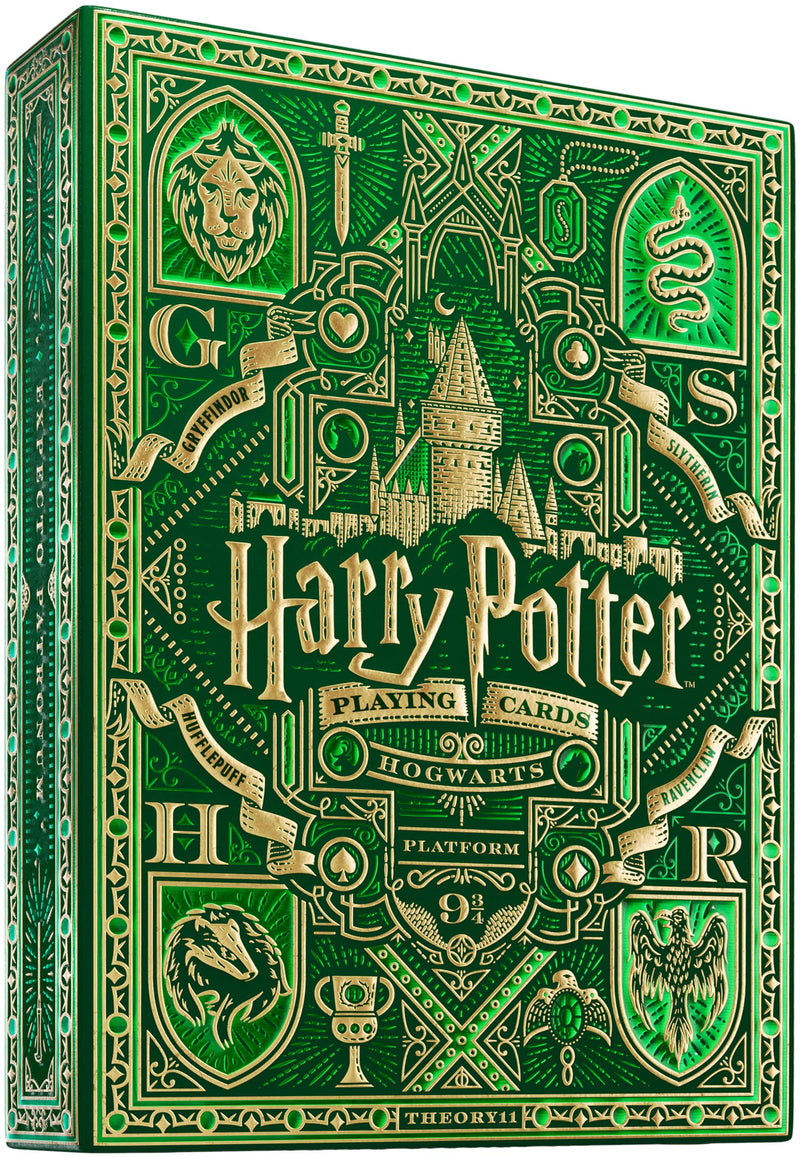 theory11 Harry Potter Playing Cards - Green (Slytherin) - BeesActive Australia