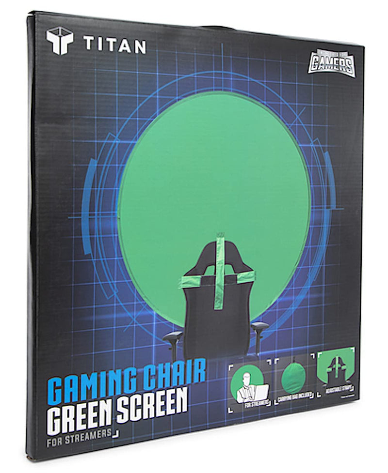 Titan Gaming Chair Portable Green Screen Background 42.9 inch - BeesActive Australia