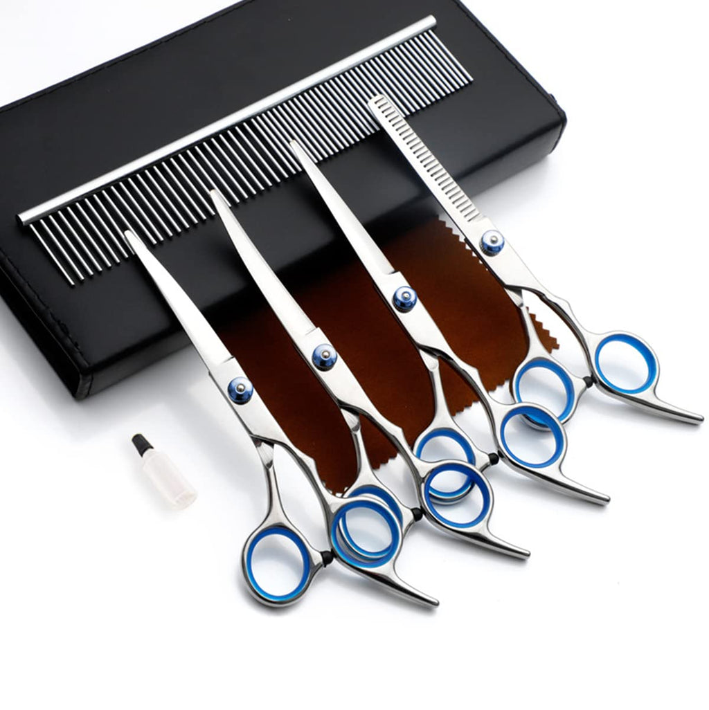 Adreamy Dog Grooming Scissors Kit,Stainless Steel Pet Grooming Scissors for Dogs,Cats - BeesActive Australia