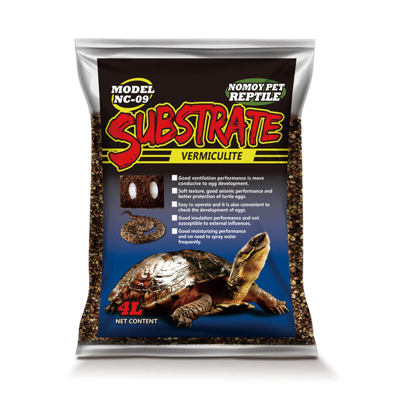 Hamiledyi Reptile Substrate Vermiculite Bedding Snake Hibernant moisturizing Soil Terrarium Bedding for Snake Tortoise Lizard Hatching Eggs M-4L - BeesActive Australia