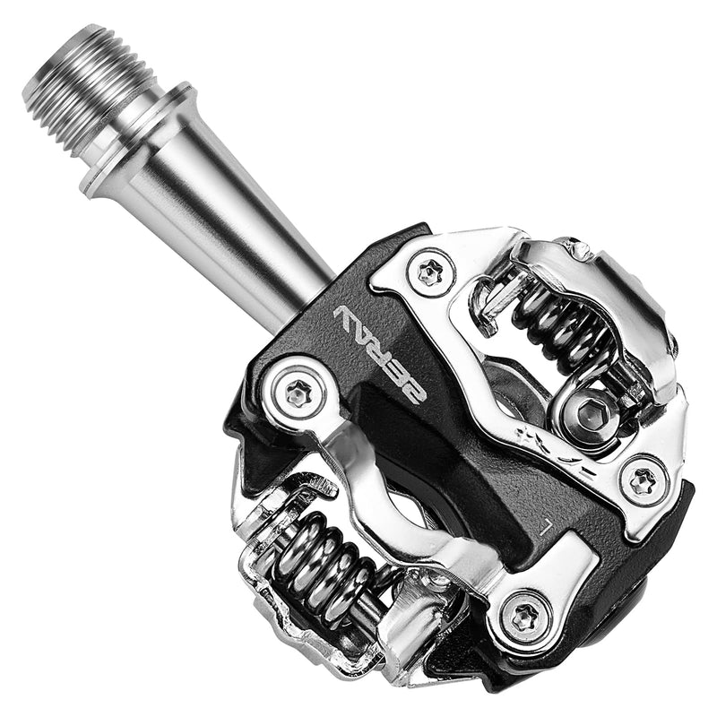 ROCKBROS ZERAY Mountain Bike Pedals Clipless MTB Pedals Aluminum Alloy Sealed Bearing Clipless Pedals Lightweight Compatible with SPD - BeesActive Australia