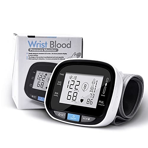 ABE’S Wrist Smart Voice Blood Pressure / Heart Rate Monitor - Accurate & Long Lasting - Large LCD Display & Easy to Use - Portable & Fits All Wrist - BeesActive Australia