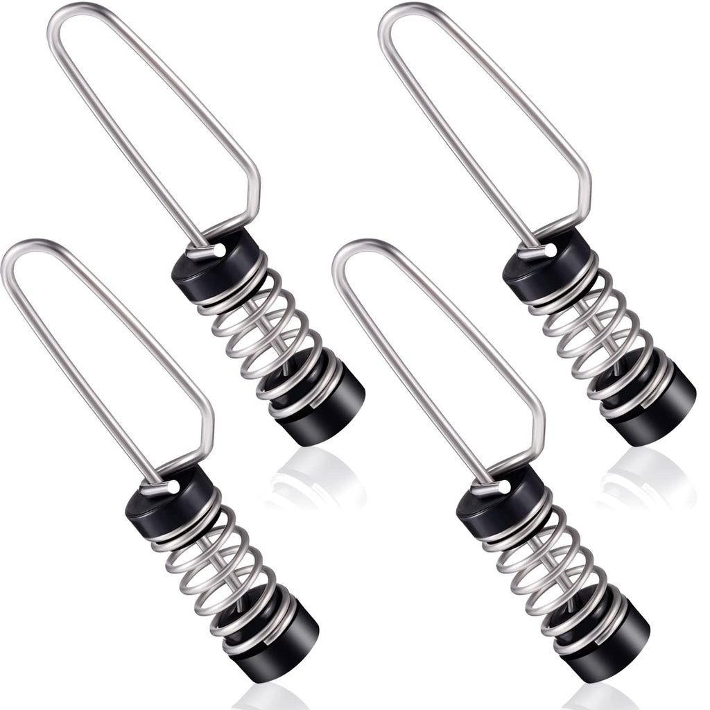 Moxweyeni Fishing Flag Clips Stainless Steel Marine Boat Flag Clips for Halyards Outrigger Lines Antennas Stern Lights Flagpole Rope 4 - BeesActive Australia