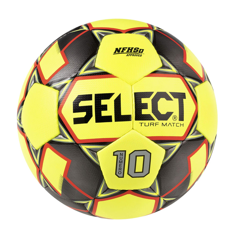SELECT Numero 10 Match Turf Soccer Ball Yellow/Black/Red 4 Numero 10 Match Turf - 1 Ball - BeesActive Australia