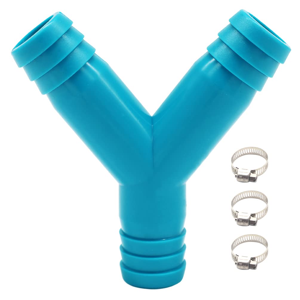 Aincix 3/4 inch 3-Way Y Barbed Fitting, Fits 3/4 Inch ID Hose, 3/4 inch 3 Way Y Barbed Fitting, Fits 3/4 Inch Inner Diameter Hose - BeesActive Australia