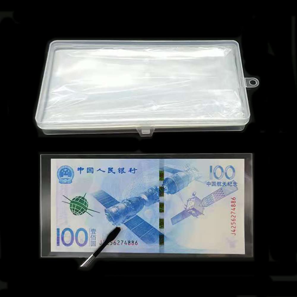 Dollar Bill Collector with Storage Case Paper Money Album Sleeve Protector Bag Durable Plastic banknote Collection Long Term Collection Album for Stamp banknote Letter etc. - BeesActive Australia