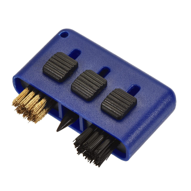 MECCANIXITY Golf Club Brush 3 in 1 Portable Retractable Groove Cleaner Blue - BeesActive Australia