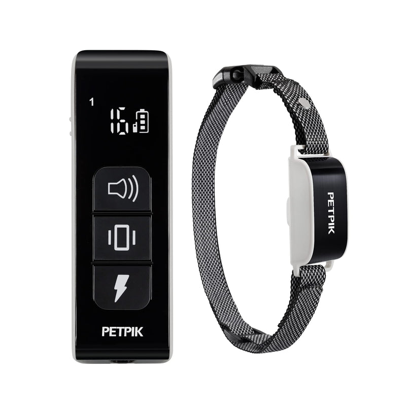 PETPIK Dog Training Collar, Long Remote Range and 3 Modes - Beep, Vibration, Shock, Waterproof Rechargeable Shock Collar for Small, Medium, Large Dogs - BeesActive Australia