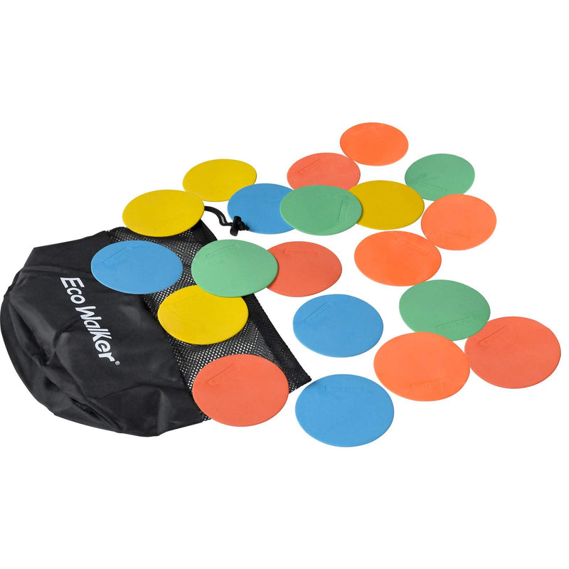 Eco Walker Spot Markers 6pcs 4inch 6inch 8inch 10inch 12inch Floor Marker for Kids Agility Training - BeesActive Australia