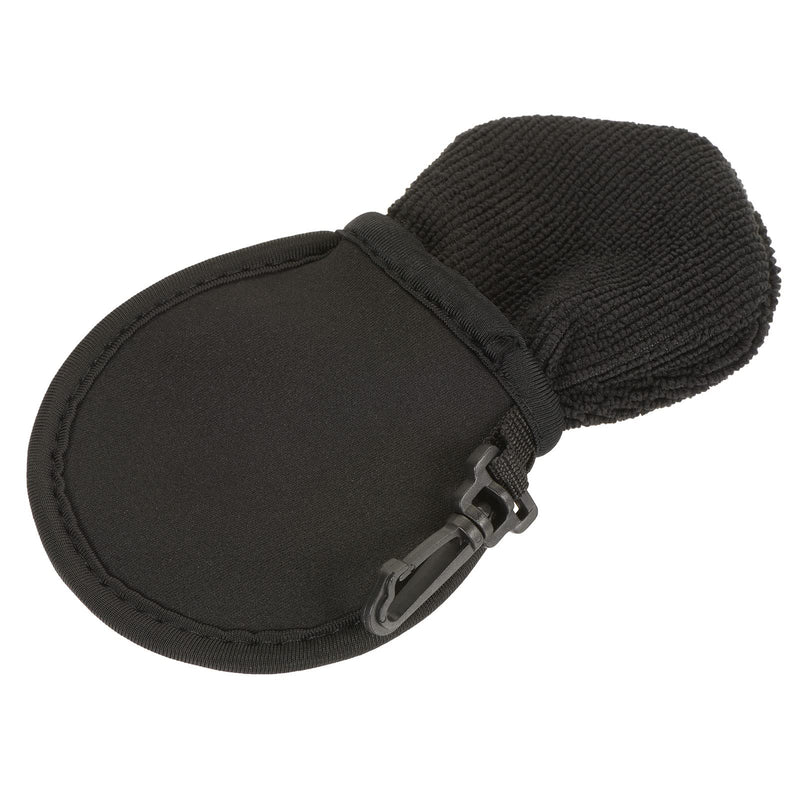 MECCANIXITY Golf Ball Cleaner Portable Pouch Pocket Washer Bag with Clips Black - BeesActive Australia