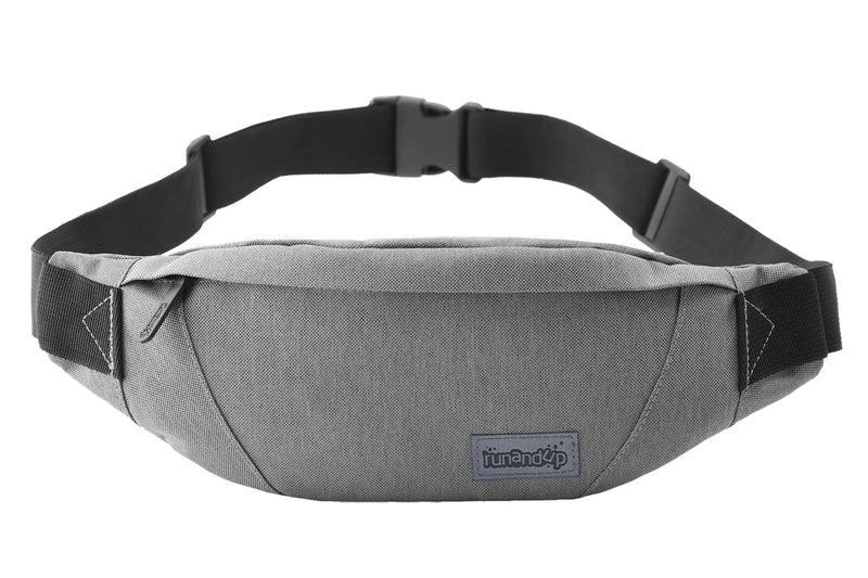 Mens Fanny Packs for Women Fashionable Waterproof Crossbody Plus Size Waist Pack Phone Bag Wallets Purse (Dark Gray) Large-Dark Gray(3 Zipper Pockets) - BeesActive Australia