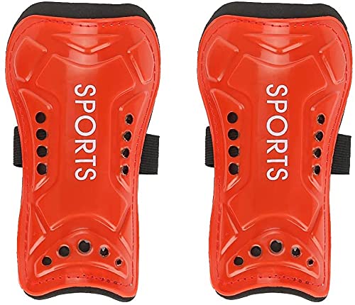 YICYC Soccer Shin Guards Kids Youth, Shin Pads and Shin Guard Sleeves for 3-15 Years Old Boys and Girls for Football Games Training, EVA Cushion Protection Reduce Shocks and Injurie Red Small - BeesActive Australia