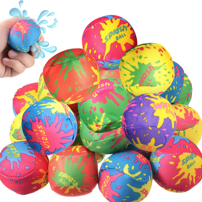 20 Pack Water Balls for Pool Reusable Swimming Pool Balls for Summer Beach 2 Inch Splash Balls Soaking Games and Party Activities Outdoor Beach Games Pool Party Favors - BeesActive Australia