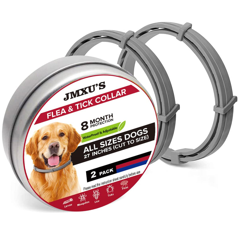 Flea and Tick Collar for Dogs, Flea and Tick Prevention for Dog, 27 Inch, 8 Month Protection 2 PACK DOG - BeesActive Australia