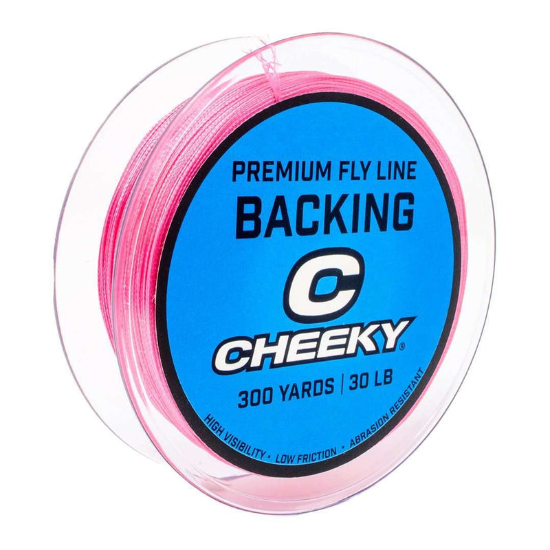 Cheeky Fishing Premium Fly Line Backing, 30 lb, Pink (C-BAC-30P-300) - BeesActive Australia
