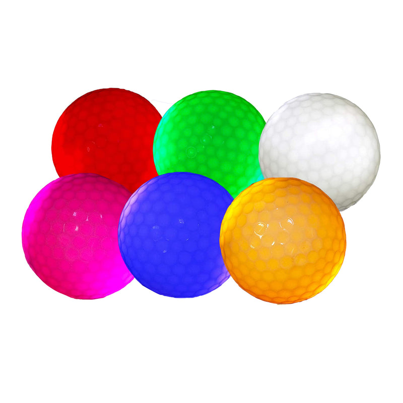 Colored Golf Balls for Night | 6 Color Choices | Durable LED Glow in The Dark Golf Ball| Long-Lasting Color Changing Light Up Golf Balls - BeesActive Australia