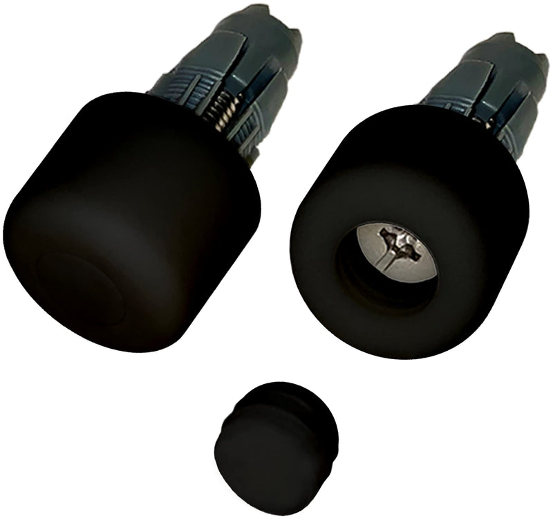 BUMPY Rubbery Bicycle Handlebar End Plugs, Innovative Design, Bumpers Made of Durable Colorful Silicone, Expands to Lock in Place, Adds Safety & Style, One Pair - BeesActive Australia