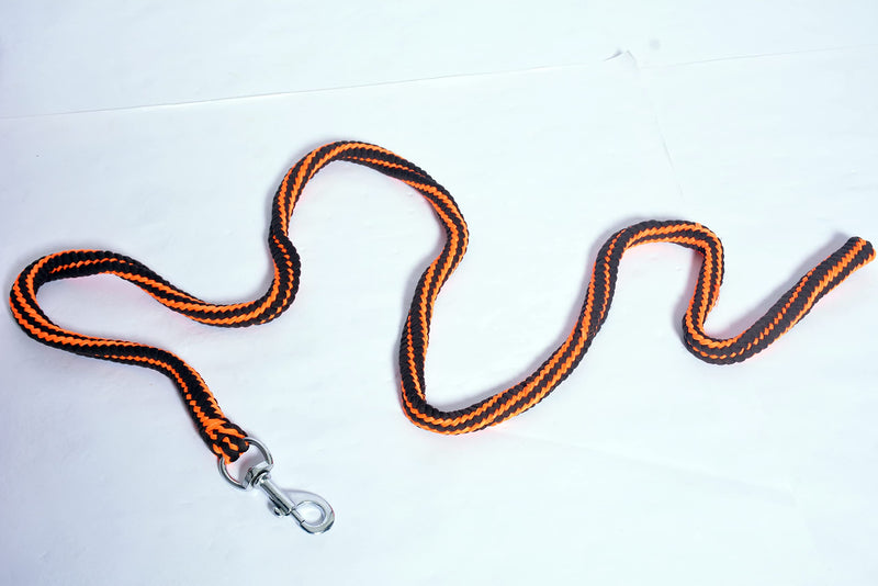 Lead Rope- Cotton(Black/Orange) - BeesActive Australia